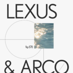 Diseño gráfico Lexus ARCOmadrid 2026 con composición visual contemporánea.