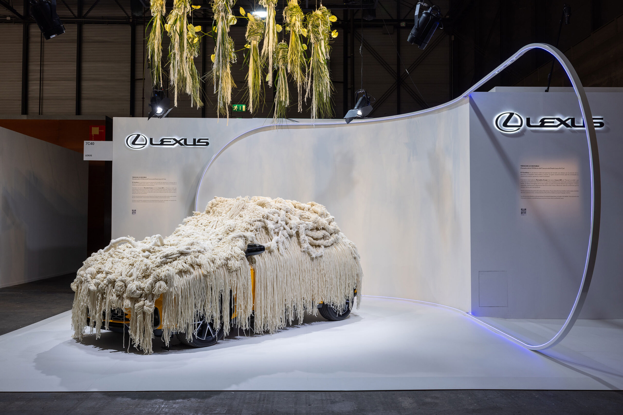 Galería: Trenzar lo Invisible, Ganador de Lexus Art Car 2025 se Expone en ARCOmadrid 2026