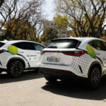 Vehículos Lexus oficiales del torneo estacionados en Barcelona