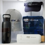 Merchandising ATP Tour y Lexus expuesto en el Trofeo Conde de Godó