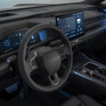 Techo panorámico del Lexus TZ sobre las tres filas de asientos.